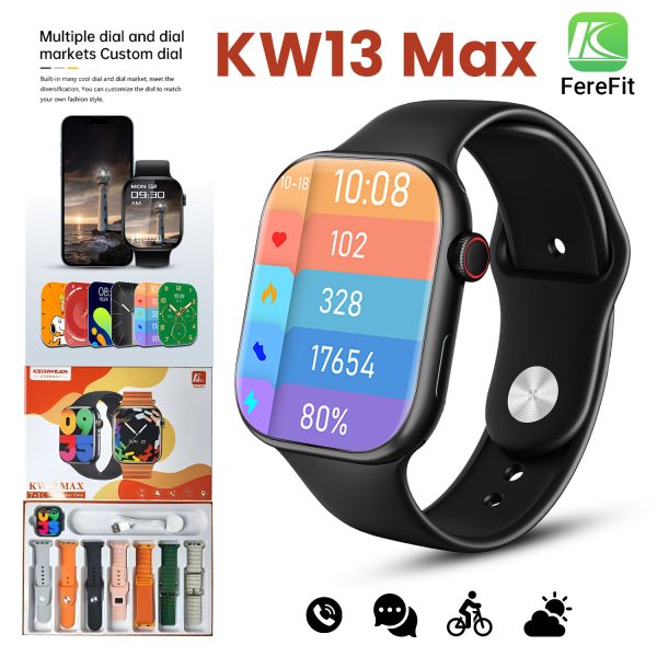 Kw13 Max 2.2 Inch Full Touch Screen 7 Straps