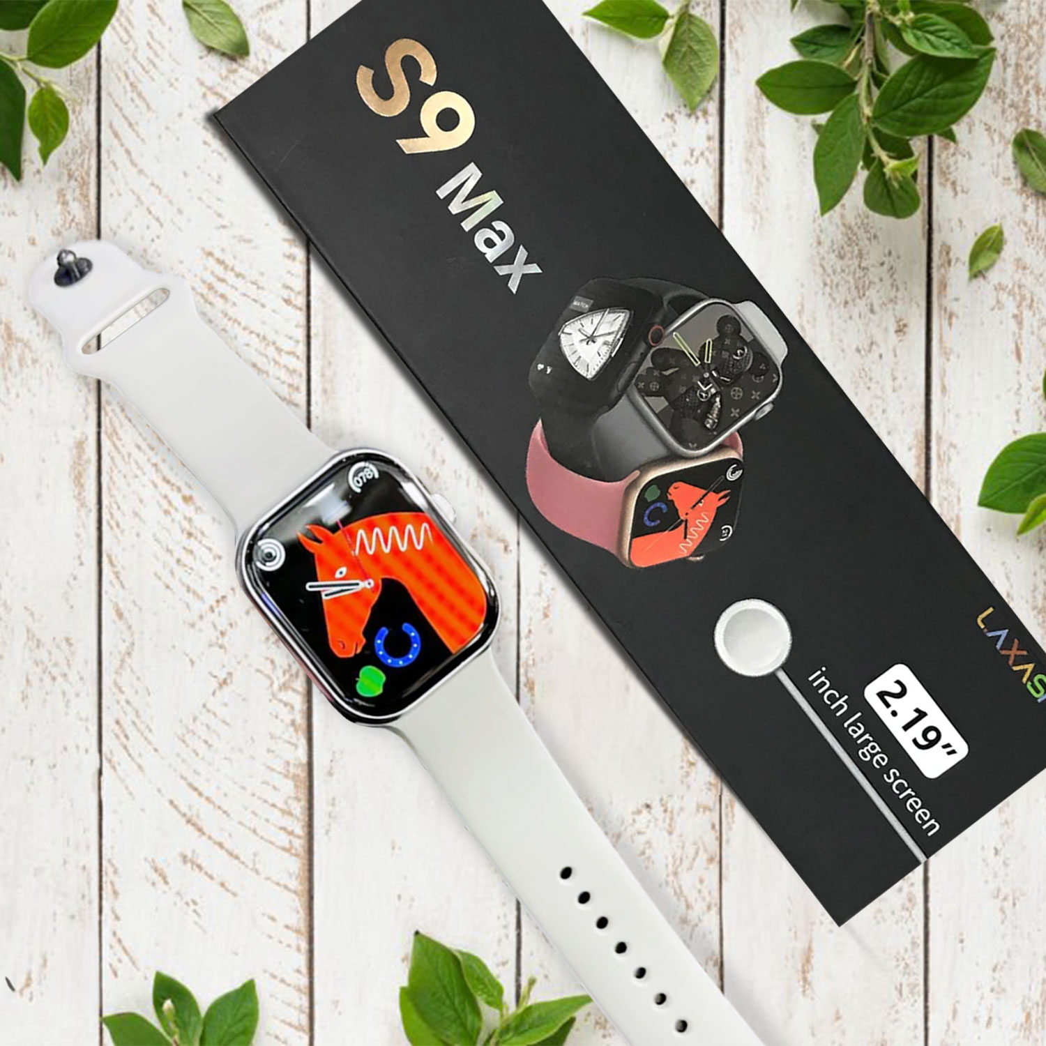 S9 Max 2.19 Inch Display Series 9 Smart Watch (laxasfit App)